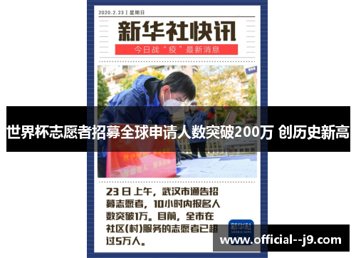 世界杯志愿者招募全球申请人数突破200万 创历史新高